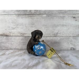 Danbury Mint Delightful Dachshunds‎ Christmas Ornament Having a Ball